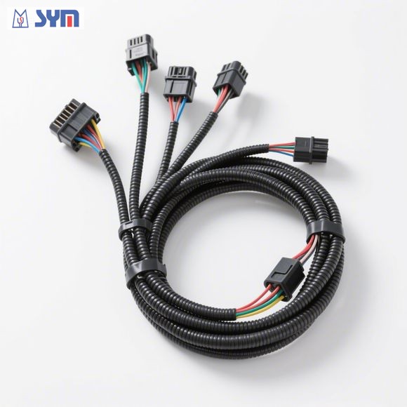 EMI/EMC达标仪器线束｜全金属屏蔽+360°环形接地设计，符合IEC 61000-4-3标准，适用于电磁敏感实验室环境